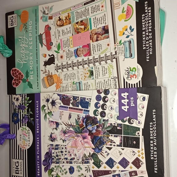 The Happy Planner Floral and Memory Keeping Sticker Collection - Picture 1 of 12